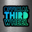 Official Third Wheel - Vinyl Sticker - Dan Pearce Sticker Shop