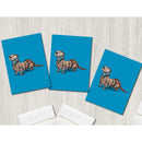 Otter Robot Premium Greeting Card(s) - Dan Pearce Sticker Shop