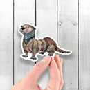 Otter Robot - Vinyl Sticker - Dan Pearce Sticker Shop