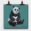 Panda Bear Robot Fine Art Print - Dan Pearce Sticker Shop