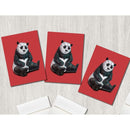 Panda Bear Robot Premium Greeting Card(s) - Dan Pearce Sticker Shop