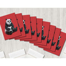Panda Bear Robot Premium Greeting Card(s) - Dan Pearce Sticker Shop