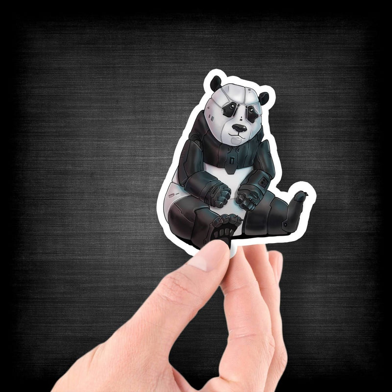 Panda Bear Robot - Vinyl Sticker - Dan Pearce Sticker Shop
