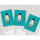 Penguin Robot Premium Greeting Card(s) - Dan Pearce Sticker Shop