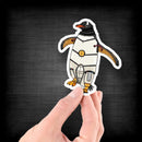 Penguin Robot - Vinyl Sticker - Dan Pearce Sticker Shop