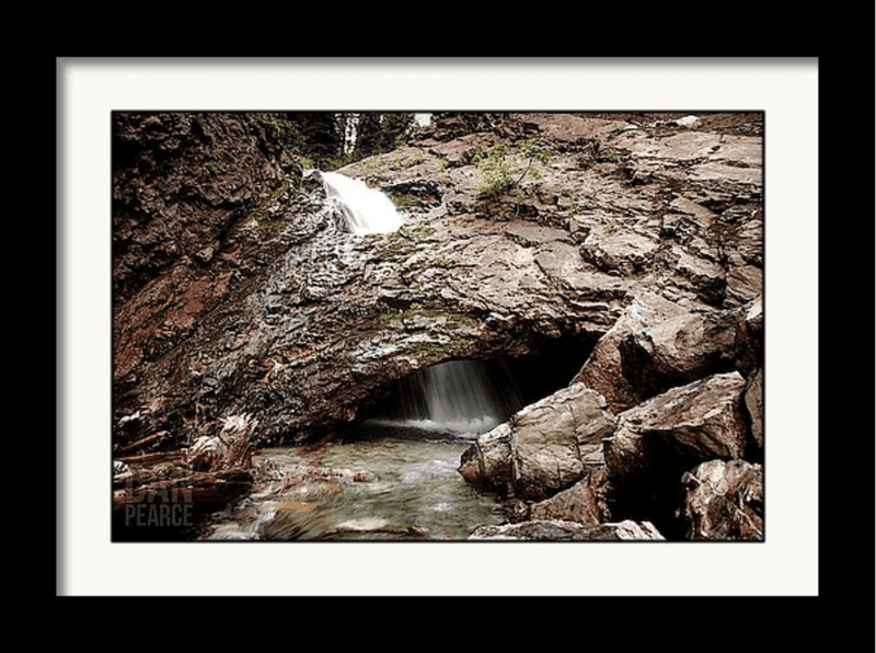 Photo Print: Donut Falls (Waterfall Into a Cave) - Dan Pearce Sticker Shop