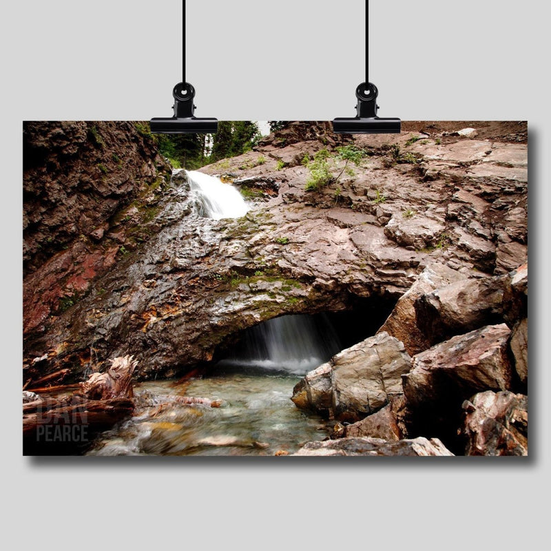 Photo Print: Donut Falls (Waterfall Into a Cave) - Dan Pearce Sticker Shop