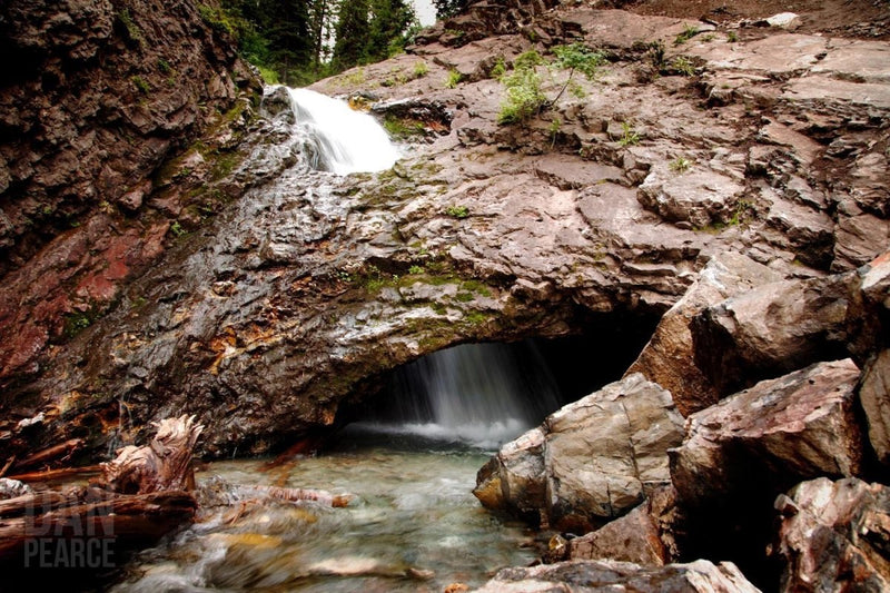 Photo Print: Donut Falls (Waterfall Into a Cave) - Dan Pearce Sticker Shop