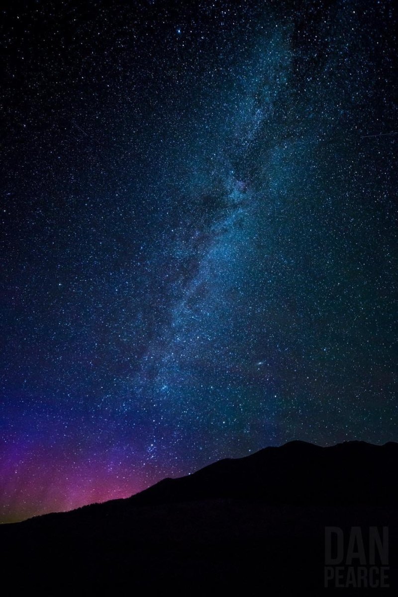 Photography Print: Milky Way Galaxy After Sunset - Dan Pearce Sticker Shop