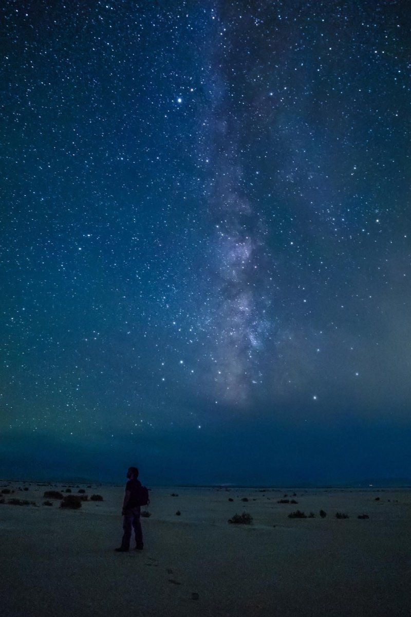 Photography Print: Milky Way Galaxy Over Utah's Bonneville Salt Flats - Dan Pearce Sticker Shop