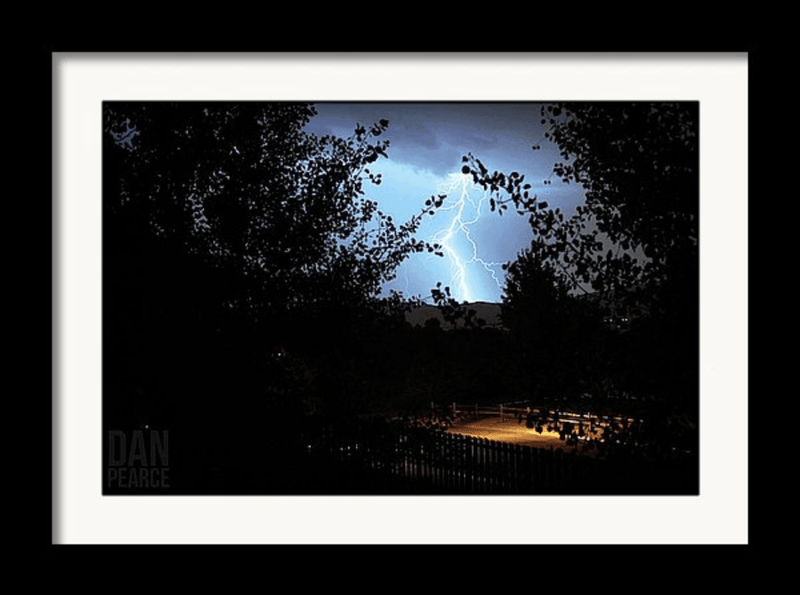 Photography Print: Mountain Lightning - Dan Pearce Sticker Shop