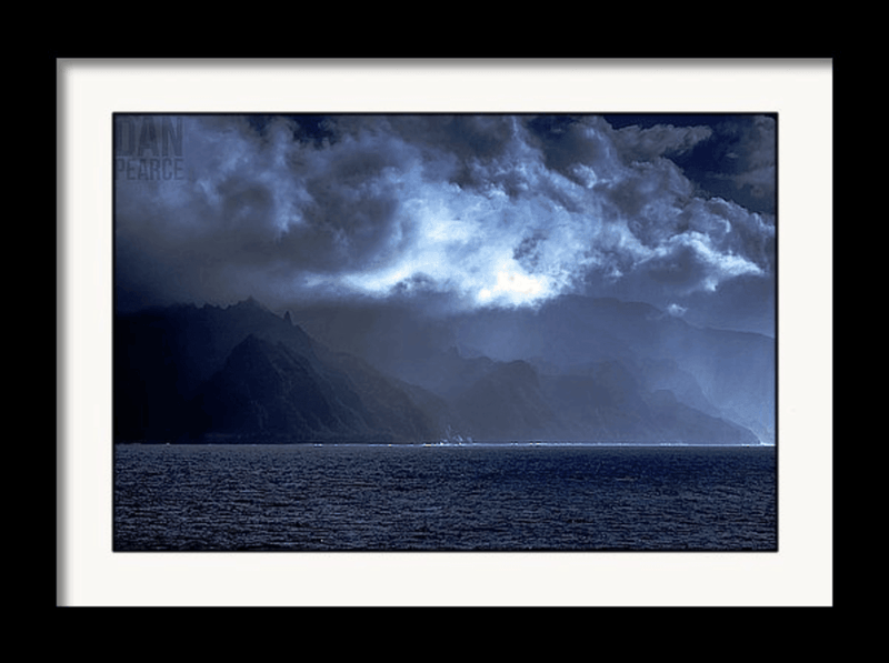 Photography Print: Na Pali Coast in the Moonlight - Dan Pearce Sticker Shop