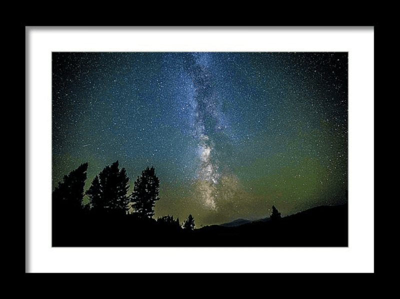 Photography Print: Serenity - Milky Way Over Yellowstone - Dan Pearce Sticker Shop