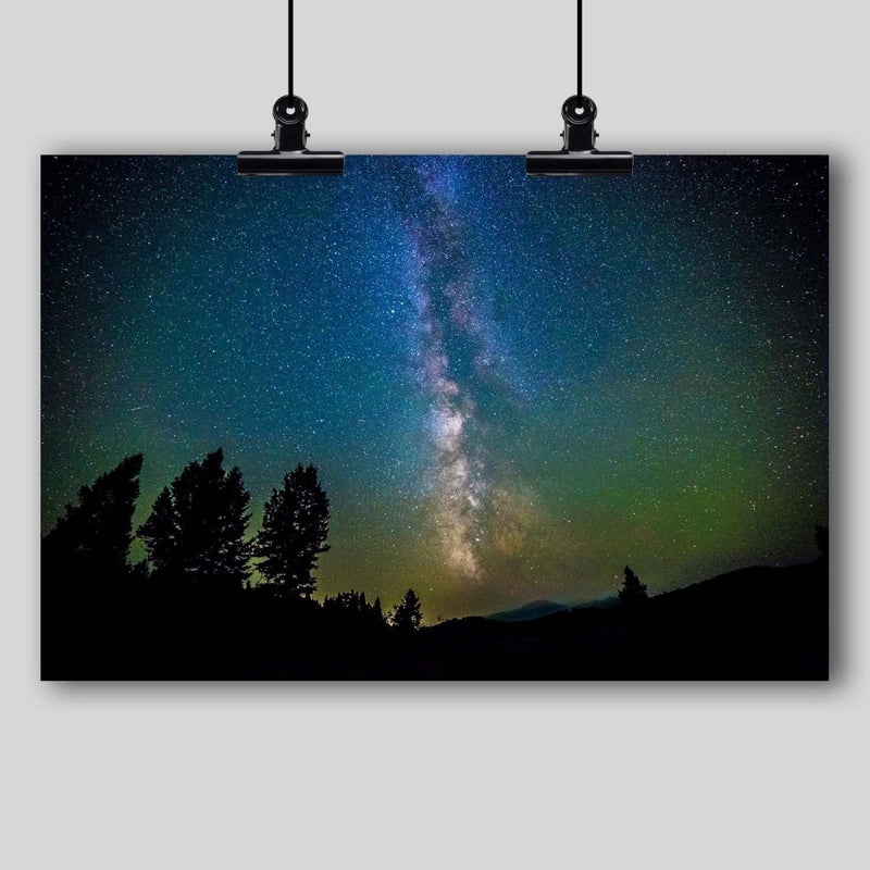 Photography Print: Serenity - Milky Way Over Yellowstone - Dan Pearce Sticker Shop