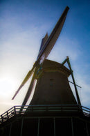 Photography Print: Windmill Silhouette in the Netherlands - Dan Pearce Sticker Shop
