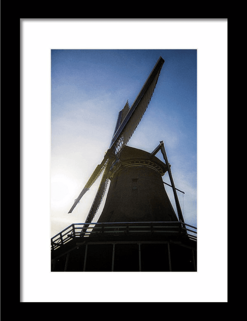 Photography Print: Windmill Silhouette in the Netherlands - Dan Pearce Sticker Shop