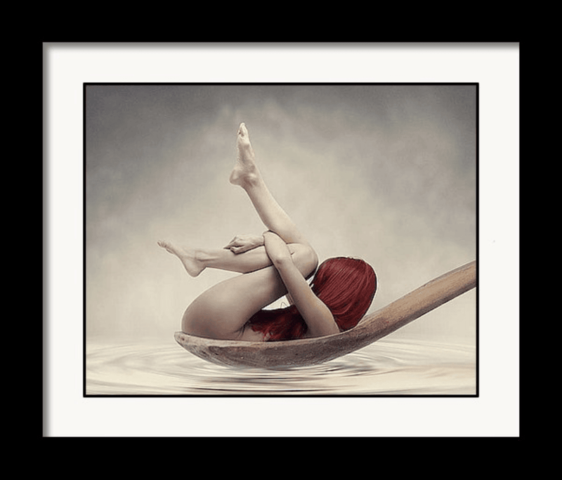 Photography Print: Woman in the Spoon - Dan Pearce Sticker Shop