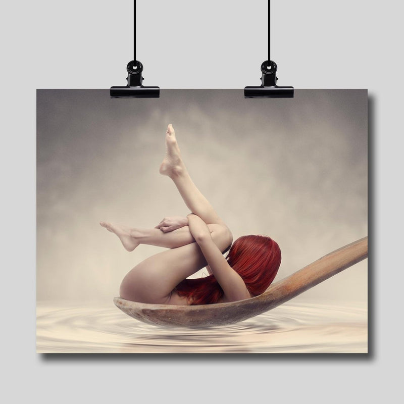 Photography Print: Woman in the Spoon - Dan Pearce Sticker Shop