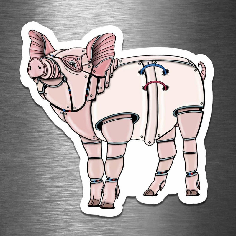 Pig Robot - Vinyl Sticker - Dan Pearce Sticker Shop