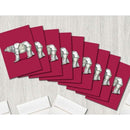 Polar Bear Robot Premium Greeting Card(s) - Dan Pearce Sticker Shop