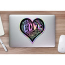 Pre-Mixed 5-Pack (HOLOGRAM): Official "LOVE" Stickers - Dan Pearce Sticker Shop