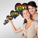 Pre-Mixed 5-Pack (Rainbow): Official "LOVE" Stickers - Dan Pearce Sticker Shop