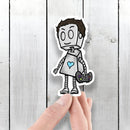 (PRE-ORDER) Gamer Robot - Premium Sticker - Dan Pearce Sticker Shop