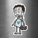 (PRE-ORDER) Gamer Robot - Premium Sticker - Dan Pearce Sticker Shop