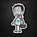 (PRE-ORDER) Gamer Robot - Premium Sticker - Dan Pearce Sticker Shop