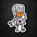 (PRE-ORDER) Gym Rat Robot - Premium Sticker - Dan Pearce Sticker Shop