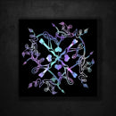 (PRE-ORDER) Hologram Love Mandala - Hologram (Wall & Laptop Sizes) - Dan Pearce Sticker Shop