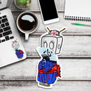 (PRE-ORDER) Japanese Adorable Robot - Premium Sticker - Dan Pearce Sticker Shop