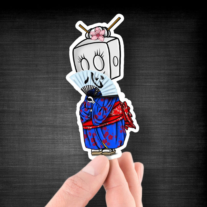 (PRE-ORDER) Japanese Robot - Premium Sticker - Dan Pearce Sticker Shop