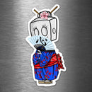 (PRE-ORDER) Japanese Robot - Premium Sticker - Dan Pearce Sticker Shop