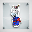 (PRE-ORDER) Japanese Robot - Premium Sticker - Dan Pearce Sticker Shop