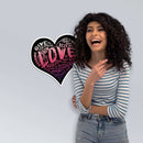 (PRE-ORDER) LOVE! Sticker (Blooming Wall & Laptop Sizes) - Dan Pearce Sticker Shop
