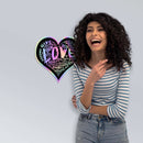 (PRE-ORDER) LOVE! Sticker (Hologram Wall & Laptop Sizes) - Dan Pearce Sticker Shop
