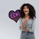(PRE-ORDER) LOVE! Sticker (Springtime Wall & Laptop Sizes) - Dan Pearce Sticker Shop