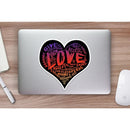 (PRE-ORDER) LOVE! Sticker (Summer Wall & Laptop Sizes) - Dan Pearce Sticker Shop