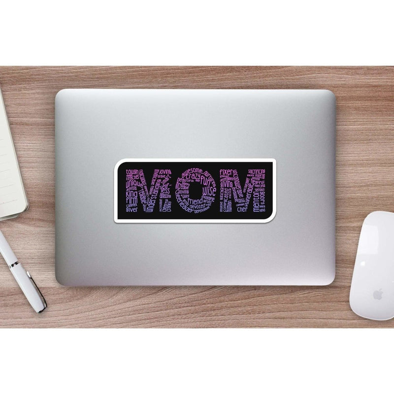 (PRE-ORDER) MOM Typography (Wall & Laptop Sizes) - Dan Pearce Sticker Shop