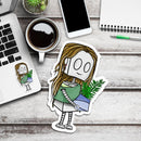 (PRE-ORDER) Nature Lover Adorable Robot (Wall & Laptop Sizes) - Dan Pearce Sticker Shop