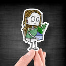 (PRE-ORDER) Nature Lover Robot - Premium Sticker - Dan Pearce Sticker Shop