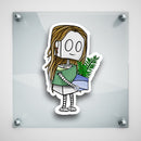 (PRE-ORDER) Nature Lover Robot - Premium Sticker - Dan Pearce Sticker Shop