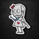 (PRE-ORDER) Nurse Robot - Premium Sticker - Dan Pearce Sticker Shop