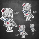 (PRE-ORDER) Nurse Robot - Premium Sticker - Dan Pearce Sticker Shop