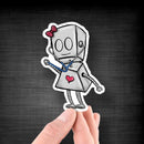 (PRE-ORDER) Nurse Robot - Premium Sticker - Dan Pearce Sticker Shop