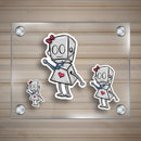 (PRE-ORDER) Nurse Robot - Premium Sticker - Dan Pearce Sticker Shop