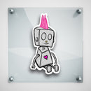 (PRE-ORDER) Punk Robot - Premium Sticker - Dan Pearce Sticker Shop