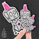 (PRE-ORDER) Punk Robot - Premium Sticker - Dan Pearce Sticker Shop