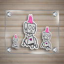 (PRE-ORDER) Punk Robot - Premium Sticker - Dan Pearce Sticker Shop